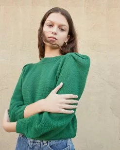 Loeffler Randall Knits For Good Green Sweater Sale