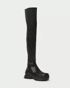 Loeffler Randall New Arrivals Irma Black Over-the-Knee Boot