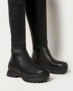 Loeffler Randall New Arrivals Irma Black Over-the-Knee Boot