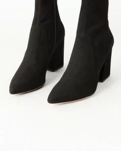 Loeffler Randall Isla Black Suede Slim Ankle Bootie 9 Loeffler Randall Isla Black Suede Slim Ankle Bootie