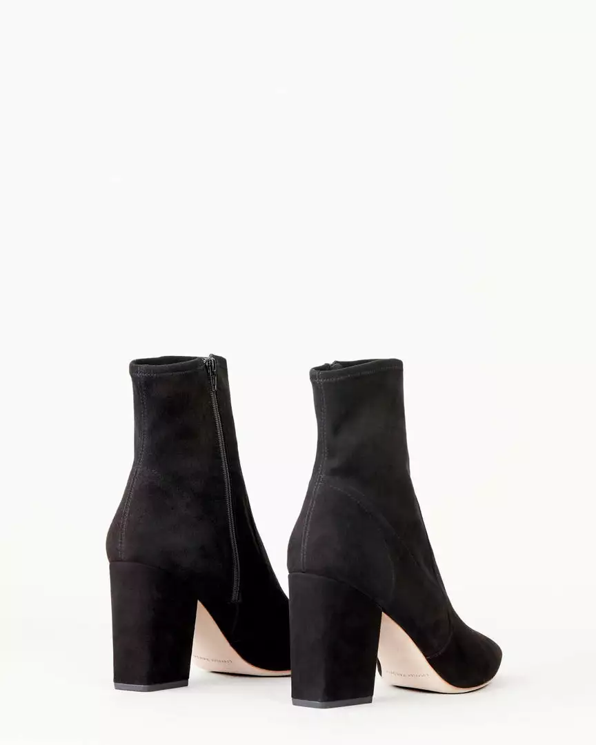 Loeffler Randall Isla Black Suede Slim Ankle Bootie 6 Loeffler Randall Isla Black Suede Slim Ankle Bootie