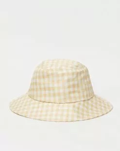 Loeffler Randall Ivy Hay Gingham Bucket Hat New Arrivals