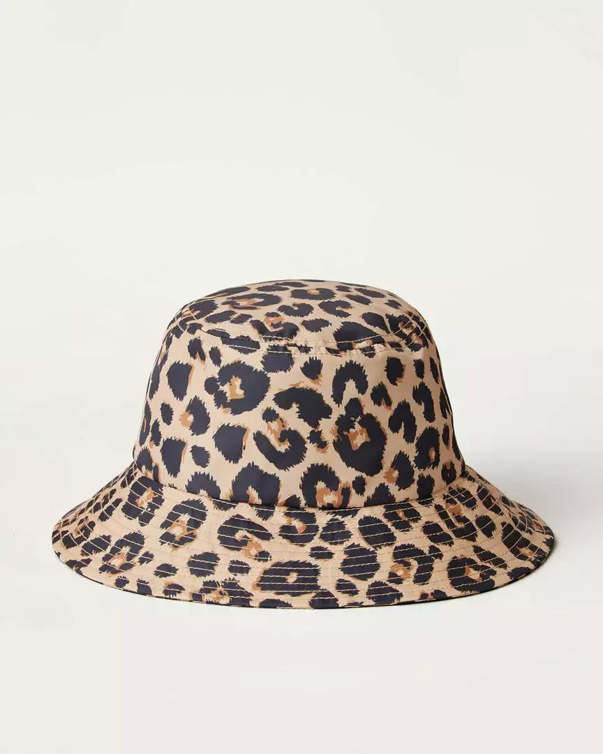 Loeffler Randall Accessories Ivy Bucket Hat Leopard 3 Loeffler Randall Accessories Ivy Bucket Hat Leopard