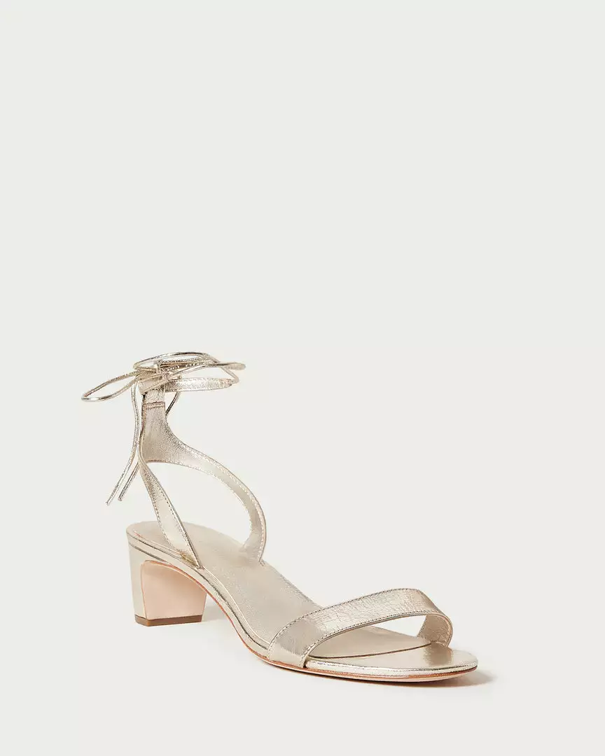 Loeffler Randall Jackie Champagne Mid Heel Sandal 3 Loeffler Randall Jackie Champagne Mid Heel Sandal