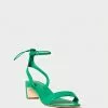 Loeffler Randall Jackie Emerald Mid Heel Sandal