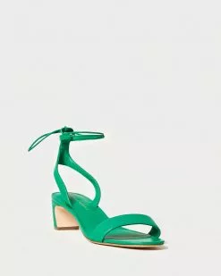 Loeffler Randall Jackie Emerald Mid Heel Sandal