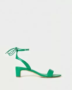 Loeffler Randall Jackie Emerald Mid Heel Sandal