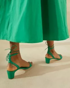 Loeffler Randall Jackie Emerald Mid Heel Sandal 11 Loeffler Randall Jackie Emerald Mid Heel Sandal