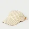 Loeffler Randall New Arrivals Jax Hay Gingham Baseball Cap
