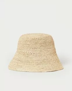 Loeffler Randall Jocelyn Natural Crochet Bucket Hat New Arrivals