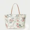 Loeffler Randall Jojo Cream Vine Floral Tote New Arrivals 1 Loeffler Randall Jojo Cream Vine Floral Tote New Arrivals