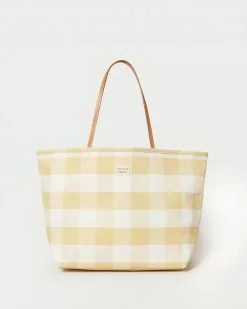 Loeffler Randall Jojo Hay Gingham Tote
