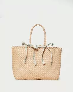 Loeffler Randall Kacey Sand/Nova Floral Tote