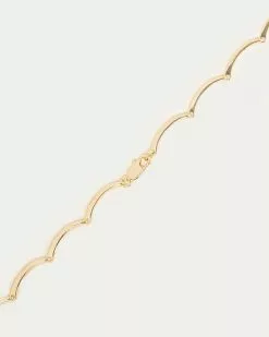 Loeffler Randall Karolina Gold Scalloped Necklace Accessories