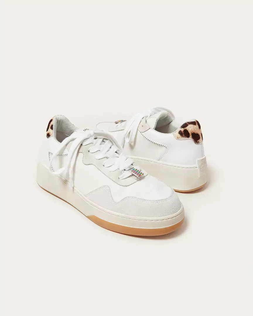 Loeffler Randall Keira Leopard/Cement Low Top Sneaker Sale 6 Loeffler Randall Keira Leopard/Cement Low Top Sneaker Sale
