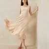 Loeffler Randall New Arrivals Kit Blush Sleeveless Dress