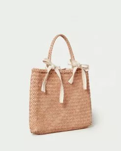 Loeffler Randall New Arrivals Knox Natural/Blush Woven Tote