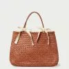 Loeffler Randall New Arrivals Knox Timber/Brown Woven Tote 2 Loeffler Randall New Arrivals Knox Timber/Brown Woven Tote