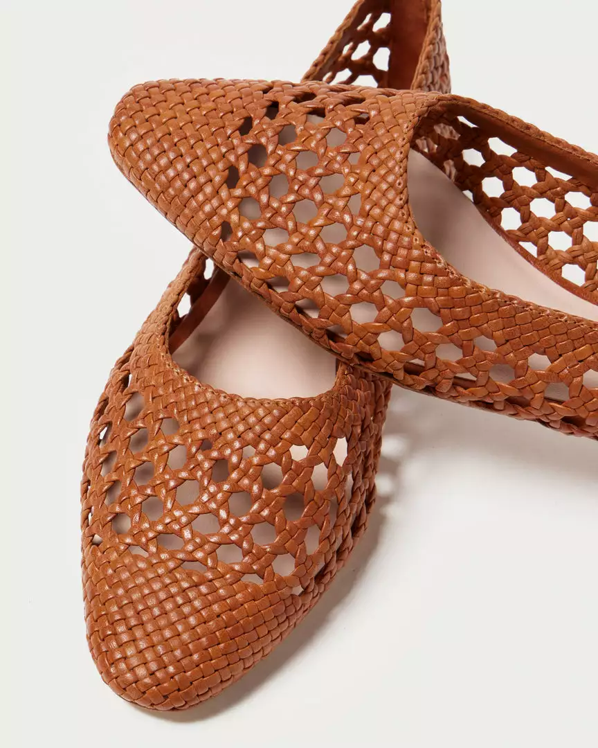 Loeffler Randall Landry Timber Brown Woven Flat New Arrivals 5 Loeffler Randall Landry Timber Brown Woven Flat New Arrivals