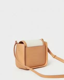 Loeffler Randall New Arrivals Lennox Natural Mini Flap Crossbody