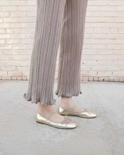 Loeffler Randall Sale Leonie Crinkle Champagne Ballet Flat 11 Loeffler Randall Sale Leonie Crinkle Champagne Ballet Flat