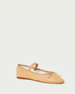 Loeffler Randall New Arrivals Leonie Caramel Ballet Flat