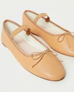 Loeffler Randall New Arrivals Leonie Caramel Ballet Flat