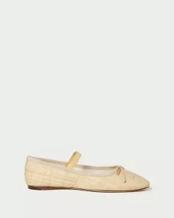 Loeffler Randall New Arrivals Leonie Natural Ballet Flat