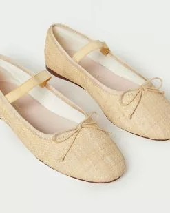Loeffler Randall New Arrivals Leonie Natural Ballet Flat