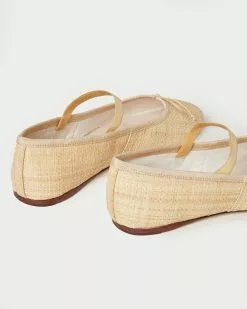 Loeffler Randall New Arrivals Leonie Natural Ballet Flat
