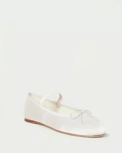 Loeffler Randall New Arrivals Leonie Cream Ballet Flat