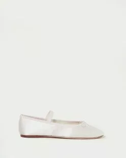 Loeffler Randall New Arrivals Leonie Cream Ballet Flat