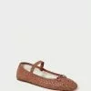 Loeffler Randall Leonie Timber Brown Ballet Flat Footwear