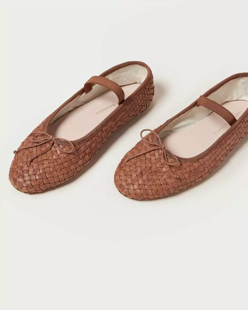 Loeffler Randall Leonie Timber Brown Ballet Flat Footwear 6 Loeffler Randall Leonie Timber Brown Ballet Flat Footwear