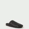 Loeffler Randall Sale Levi Black Woven Slide