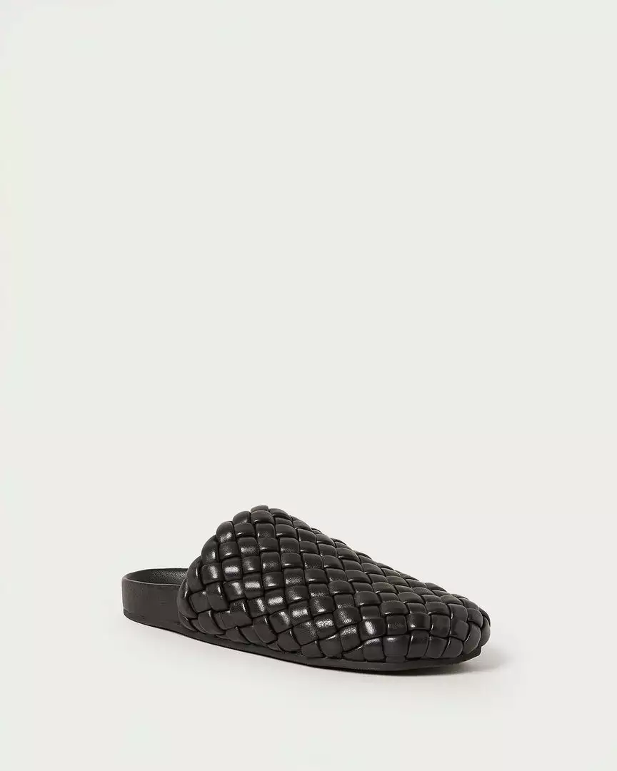 Loeffler Randall Sale Levi Black Woven Slide 3 Loeffler Randall Sale Levi Black Woven Slide