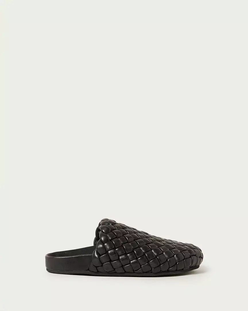 Loeffler Randall Sale Levi Black Woven Slide 4 Loeffler Randall Sale Levi Black Woven Slide