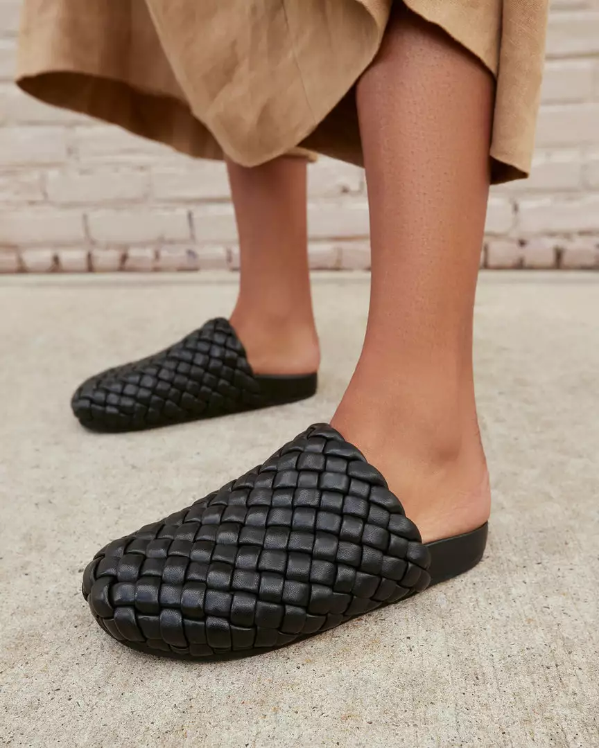 Loeffler Randall Sale Levi Black Woven Slide 7 Loeffler Randall Sale Levi Black Woven Slide