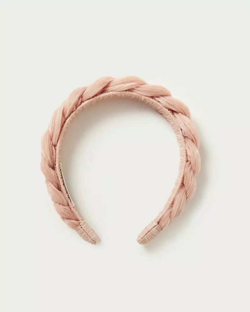 Loeffler Randall Lilac Beauty Braided Headband 3 Loeffler Randall Lilac Beauty Braided Headband