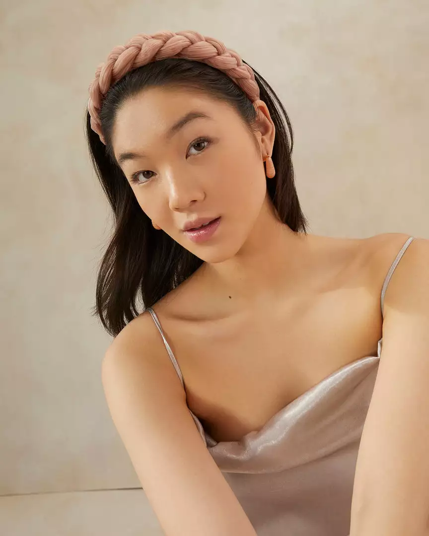 Loeffler Randall Lilac Beauty Braided Headband 5 Loeffler Randall Lilac Beauty Braided Headband