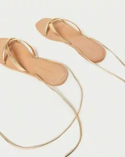 Loeffler Randall New Arrivals Lilla Gold Thong Wrap Sandal 9 Loeffler Randall New Arrivals Lilla Gold Thong Wrap Sandal