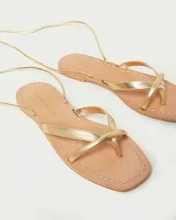 Loeffler Randall New Arrivals Lilla Gold Thong Wrap Sandal 10 Loeffler Randall New Arrivals Lilla Gold Thong Wrap Sandal