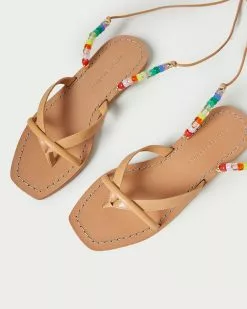 Loeffler Randall New Arrivals Lilla Honey/Multi Wrap Sandal