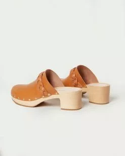 Loeffler Randall Lupa Cognac Mid Heel Clog New Arrivals