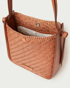 Loeffler Randall Mackenzie Timber Brown Crossbody Tote Best Sellers