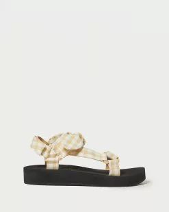 Loeffler Randall Maisie Hay Gingham Sport Sandal