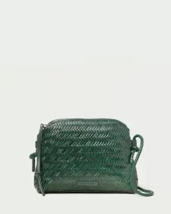 Loeffler Randall Mallory Forest Woven Crossbody New Arrivals