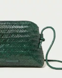 Loeffler Randall Mallory Forest Woven Crossbody New Arrivals