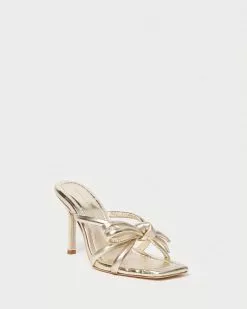 Loeffler Randall New Arrivals Margi Champagne Bow Heel