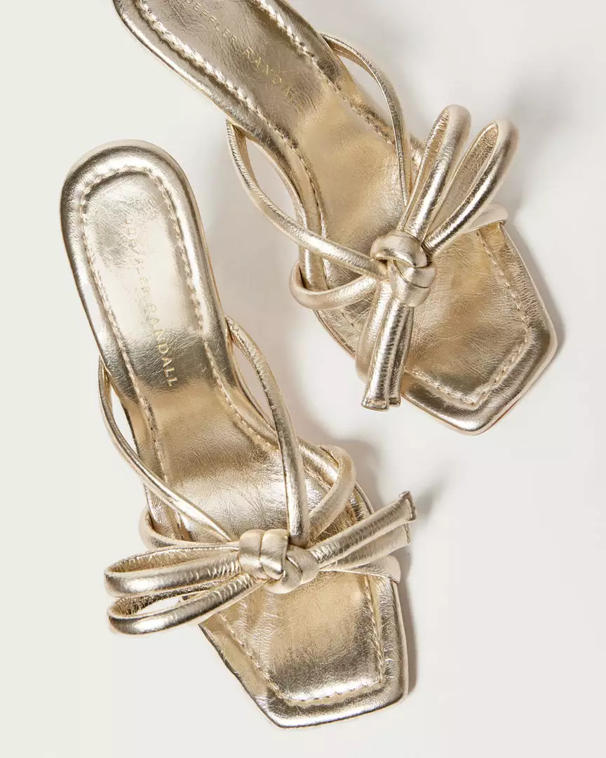 Loeffler Randall New Arrivals Margi Champagne Bow Heel 5 Loeffler Randall New Arrivals Margi Champagne Bow Heel